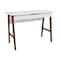 Flash Furniture White/Walnut Home Office Computer Desk with Drawer GC-MBLK60-WH-WAL-GG - alternate 9